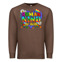 Chestnut LGBTQ Pride Human Kind Be Both Premium Sweatshirt - BundleAndBundleShop