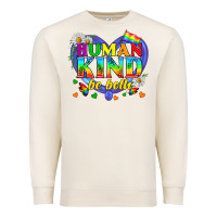 Sandshell LGBTQ Pride Human Kind Be Both Premium Sweatshirt - BundleAndBundleShop