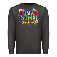 Smoke LGBTQ Pride Human Kind Be Both Premium Sweatshirt - BundleAndBundleShop