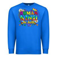 True Royal LGBTQ Pride Human Kind Be Both Premium Sweatshirt - BundleAndBundleShop