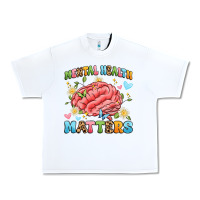 White mental health matters Urban Heavy Tee - Artiststas