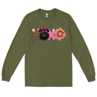 Army Green xoxo belted galloway Long Sleeve Tee - AdoDesignShop