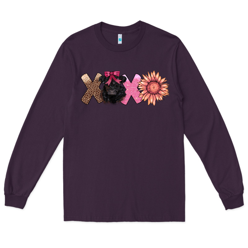 Xoxo Belted Galloway Long Sleeve Tee by AdoDesignShop | Teevron