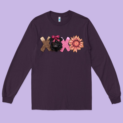 Xoxo Belted Galloway Long Sleeve Tee Designed By Adodesignshop