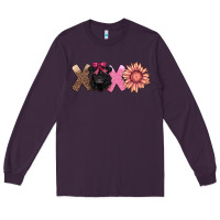 Plum xoxo belted galloway Long Sleeve Tee - AdoDesignShop