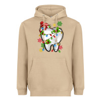 Mushroom Christmas Teeth Dentist Heavyweight Hoodie - MaliasSmallBusiness