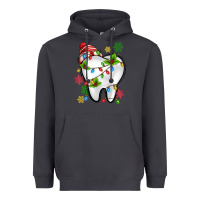 Smoke Christmas Teeth Dentist Heavyweight Hoodie - MaliasSmallBusiness