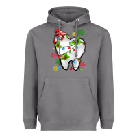 Storm Christmas Teeth Dentist Heavyweight Hoodie - MaliasSmallBusiness