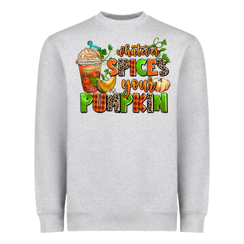 Whatever Spices Your Pumpkin Heavyweight Sweatshirt by AdoDesignShop | Teevron