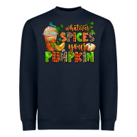 Navy whatever spices your pumpkin Heavyweight Sweatshirt - AdoDesignShop