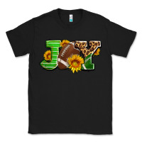 Black joy with football ball and sunflower ado Classic Tee - AdoDesignShop
