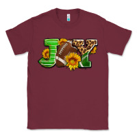 Burgundy joy with football ball and sunflower ado Classic Tee - AdoDesignShop