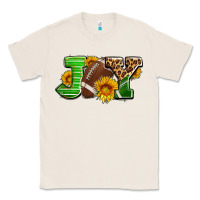 Natural joy with football ball and sunflower ado Classic Tee - AdoDesignShop
