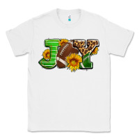 White joy with football ball and sunflower ado Classic Tee - AdoDesignShop