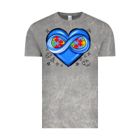 Cloud Rock infinity heart autism awareness Vintage Tee - JahusDesignShop