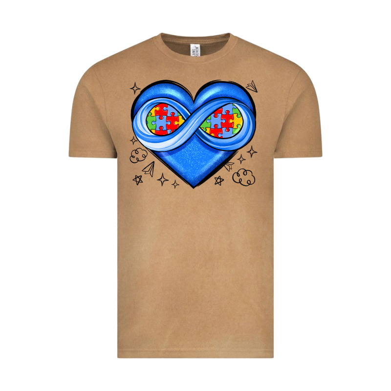 Infinity Heart Autism Awareness Vintage Tee by JahusDesignShop | Teevron