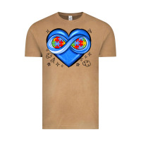 Vintage Camel infinity heart autism awareness Vintage Tee - JahusDesignShop