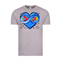 Vintage Zinc infinity heart autism awareness Vintage Tee - JahusDesignShop