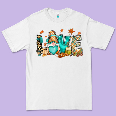 Premium Tee But i think i love Fall most of all gnome