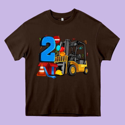 Forklift Birthday Two Heavy Core Tee Designed By Artiststas