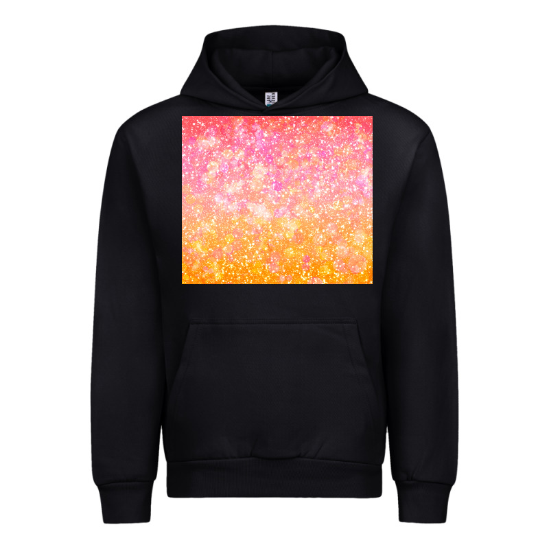 Orange Pink Ombre Glitter Urban Hoodie by TumblerDesignByShophia | Teevron