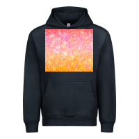 Navy orange pink ombre glitter Urban Hoodie - TumblerDesignByShophia