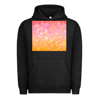 Pigment Black orange pink ombre glitter Urban Hoodie - TumblerDesignByShophia