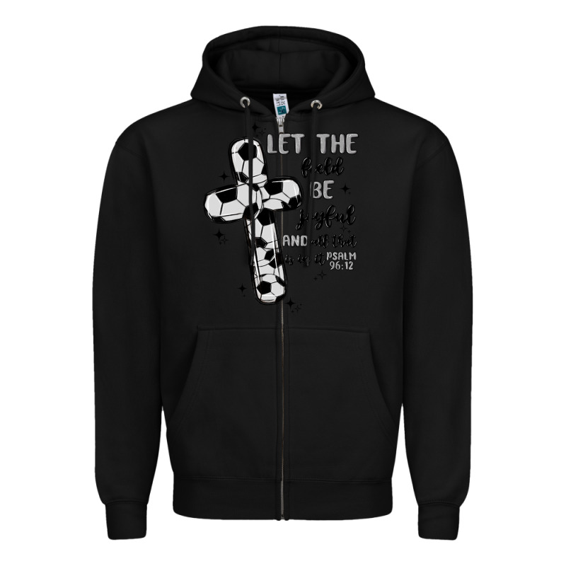 Soccer Zipper Hoodie by MaliasSmallBusiness | Teevron