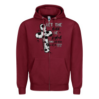 Burgundy soccer Zipper Hoodie - MaliasSmallBusiness