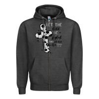 Charcoal Heather soccer Zipper Hoodie - MaliasSmallBusiness