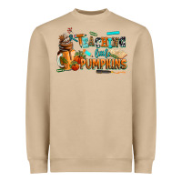 Mushroom teaching little pumpkins Heavyweight Sweatshirt - AdoDesignShop
