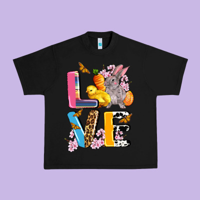 Love Easter Urban Heavy Tee Designed By Adodesignshop