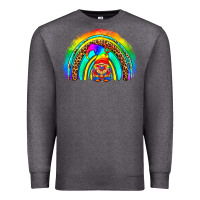 Charcoal Heather LGBTQ Pride Gnome Rainbow Premium Sweatshirt - BundleAndBundleShop