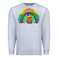 Heather Grey LGBTQ Pride Gnome Rainbow Premium Sweatshirt - BundleAndBundleShop