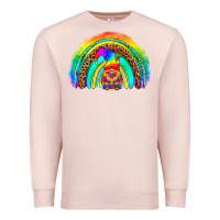 Pale Pink LGBTQ Pride Gnome Rainbow Premium Sweatshirt - BundleAndBundleShop