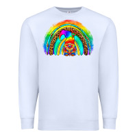 White LGBTQ Pride Gnome Rainbow Premium Sweatshirt - BundleAndBundleShop