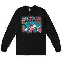 Black v.drose glitter cowhide Long Sleeve Tee - AdoDesignShop
