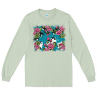 Matcha v.drose glitter cowhide Long Sleeve Tee - AdoDesignShop