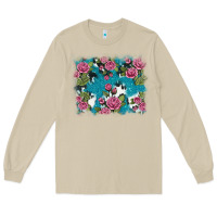 Mushroom v.drose glitter cowhide Long Sleeve Tee - AdoDesignShop