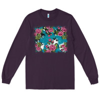 Plum v.drose glitter cowhide Long Sleeve Tee - AdoDesignShop