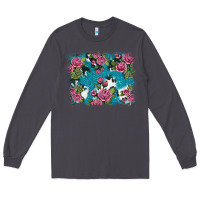 Smoke v.drose glitter cowhide Long Sleeve Tee - AdoDesignShop