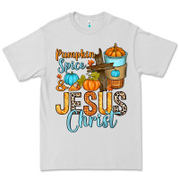 Pumpkin Spice And Jesus Christ Premium Tee | Teevron