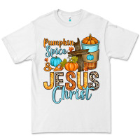 White Pumpkin spice and Jesus Christ Premium Tee - RanaPortraitStore