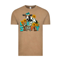 Vintage Coffee live simply Vintage Tee - AdoDesignShop