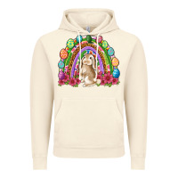Vintage Artic Easter rainbow Bunny Easter Day Vintage Hoodie - Neo Western