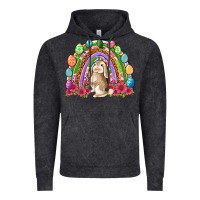 Vintage Black Easter rainbow Bunny Easter Day Vintage Hoodie - Neo Western