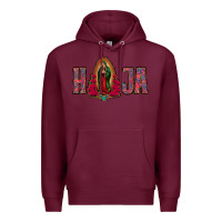 Burgundy Hija Lady of Guadalupe Premium Hoodie - Bettercallsaul