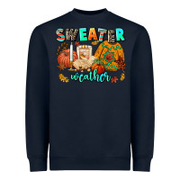 Navy pumpkın Spıce Heavyweight Sweatshirt - AdoDesignShop
