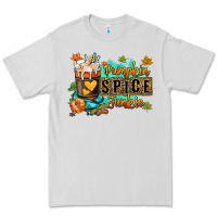 Dove Grey Pumpkin spice junkie Premium Tee - RanaPortraitStore