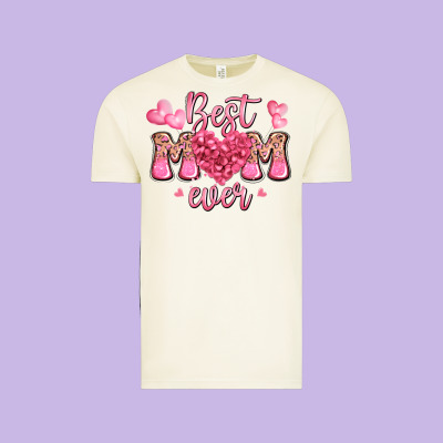 Best Mom Ever Mother's Day Vintage Tee Designed By Jahusdesignshop